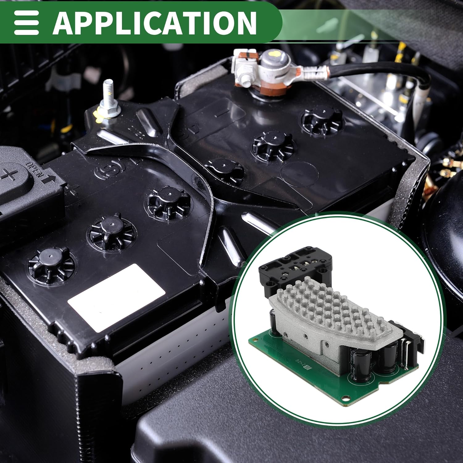 

Motoforti HVAC Blower Motor Resistor Heater Blower Resistor for Toyota Highlander 2010-2017 Metal ABS Silver Tone