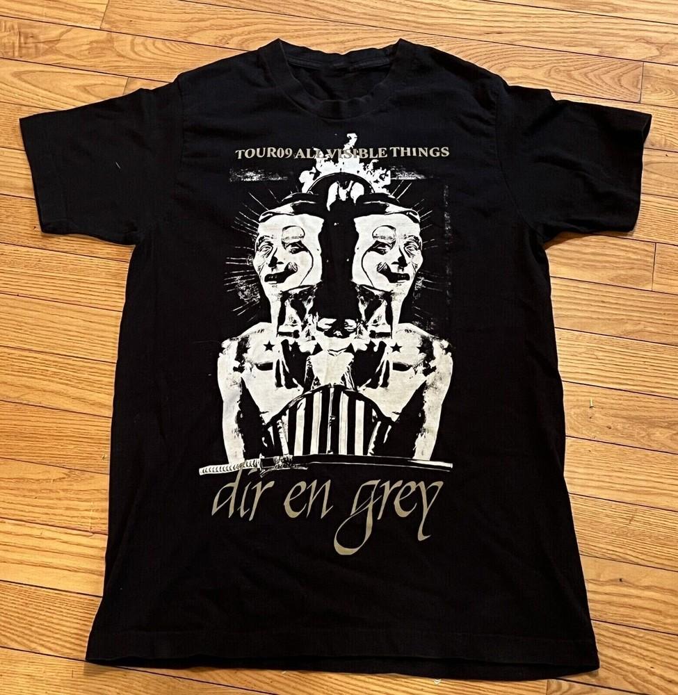 Винтажная футболка Dir En Grey All Visible Things Tour Хлопок Черный Полный Размер Унисекс S