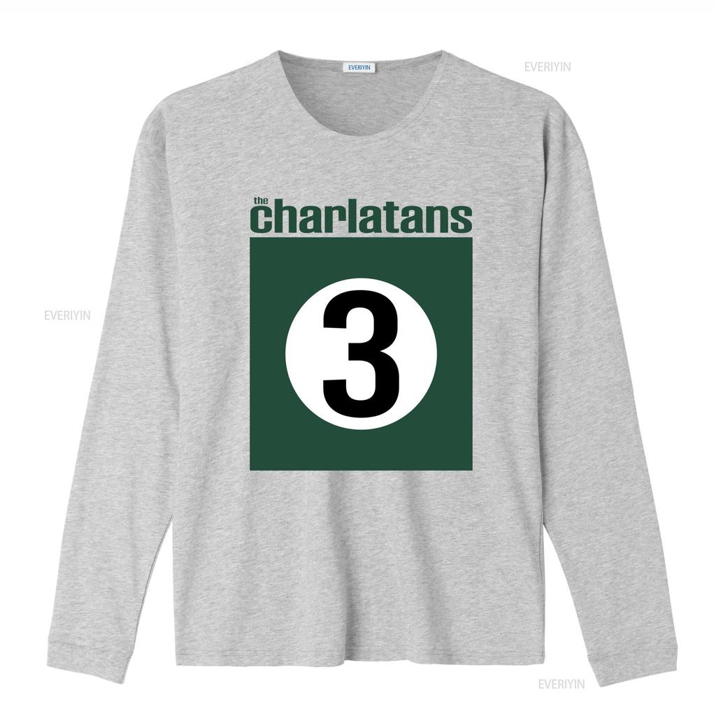 The Charlatans THREE Sproston Green Μπλουζάκι για Άνδρες Ρετρό Στυλ Εκτύπωση Υψηλής Ποιότητας vintage Πλυμένο Τεντωμένο