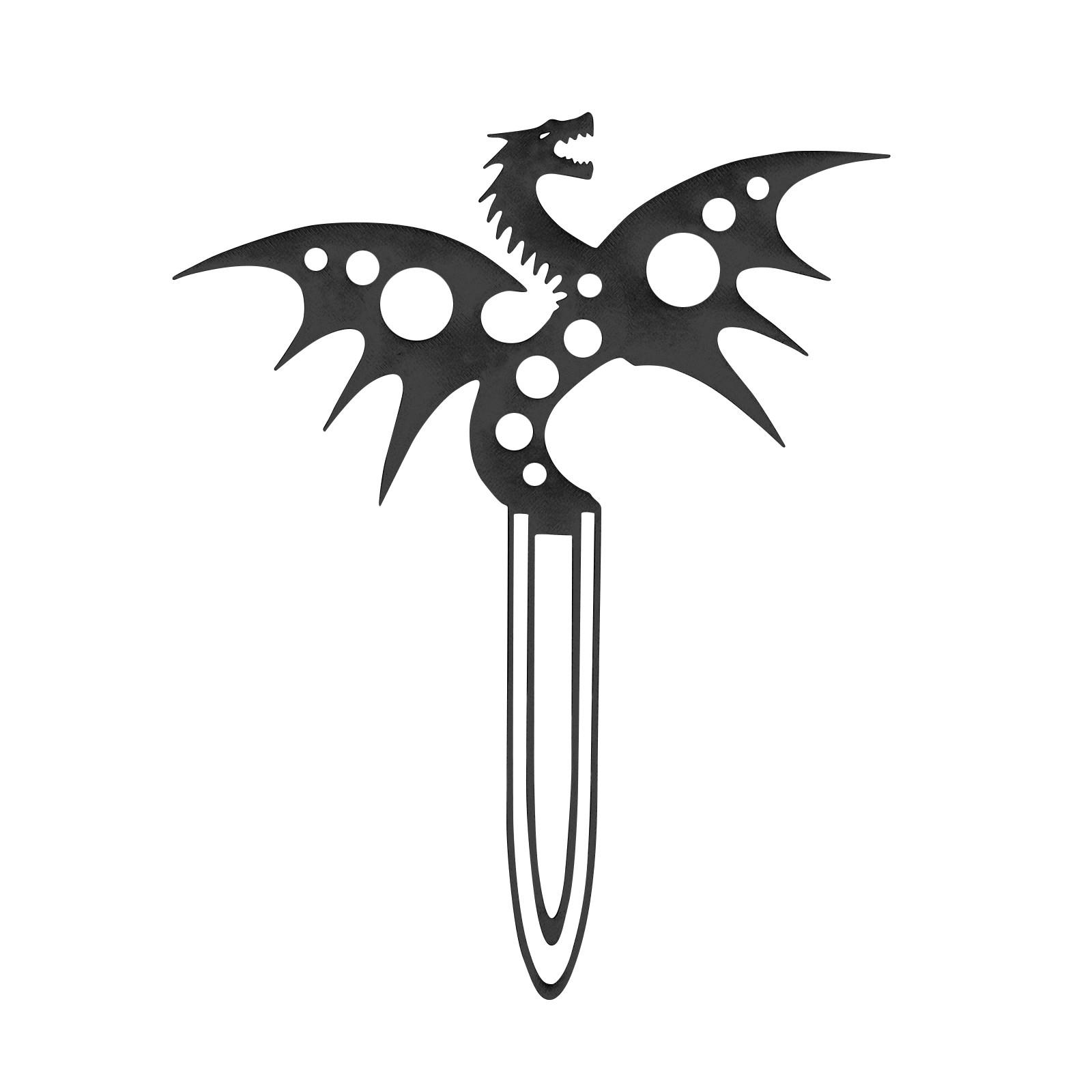 

3D-печатная закладка с пятнистым драконом, супер непобедимая абстрактная креативная декоративная орнаментация для книги One Size