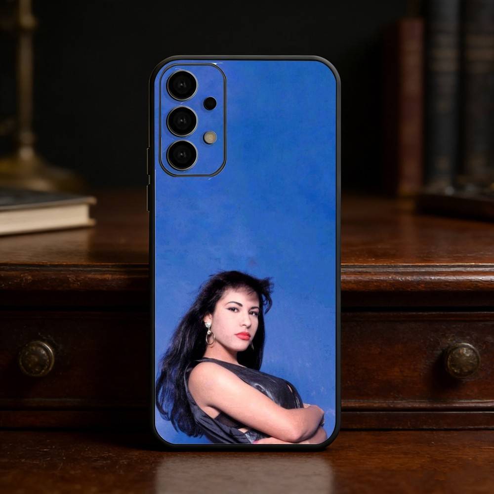 

Singer Selena Quintanilla phone Case For Samsung S25,24,21,22,23,30,Ultra,20,Plus,Fe,Lite,Note Soft Black Cover Samsung S21lite
