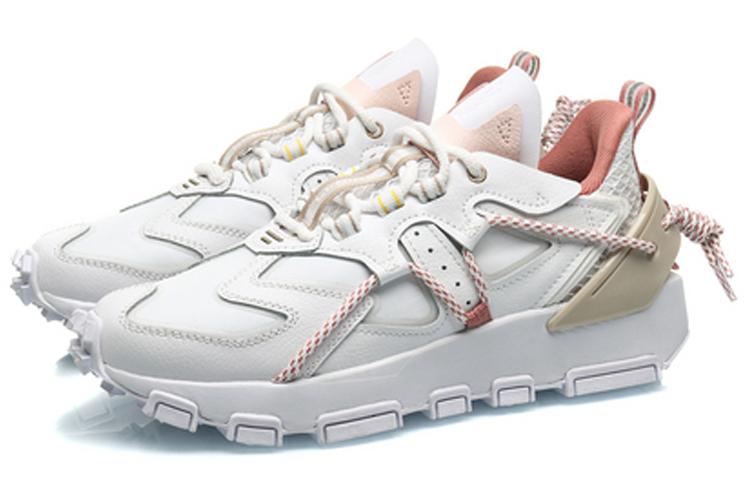 Li Ning CF Cushioning Slip Resistant Abrasion Resistant Low top Sports Casual Shoes Women's White AGCQ268-3