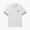 LECOQ GOLF Women'S Textured Half-Neck Short Sleeve T-Shirt (Gq222Lts48)