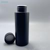 180ml Black Plastic Powder Shaker Bottle - Refillable Container for Talcum & Cosmetic Powders
