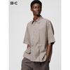 Uniqlo BroAdcloth Oversized Shirt  Short Sleeve  Stripe A