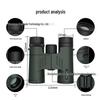 G Series 10x42 Professional HD Waterproof Binoculars for Outdoor Mountaineering