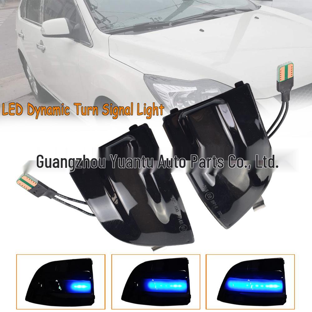 Compatible Rearview Mirror Corner Light for Ford Focus 2 MK2 C-MAX Sequential Turn Signal