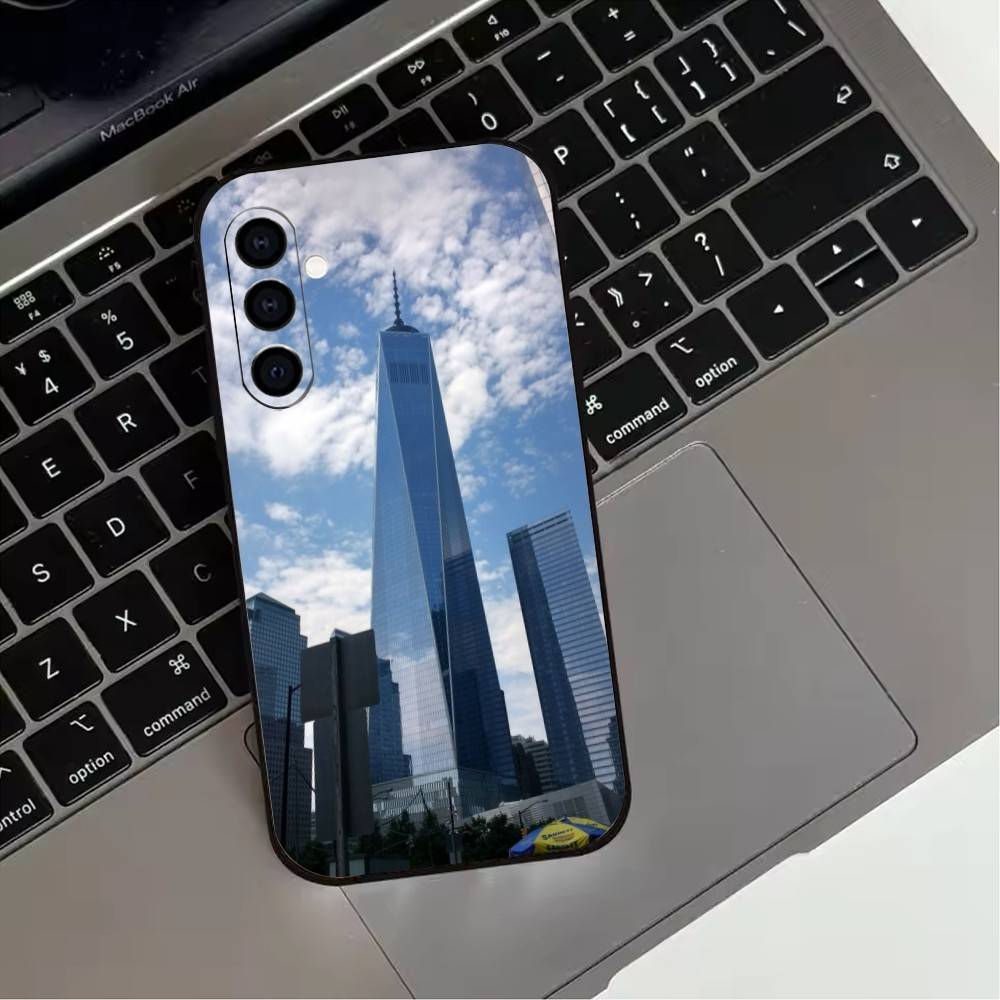 N-New Y-York C-City Photo Phone Case For Samsung Galaxy A73,A72,A71,A70,A53,A52,A51,Soft Silicone Black Cover