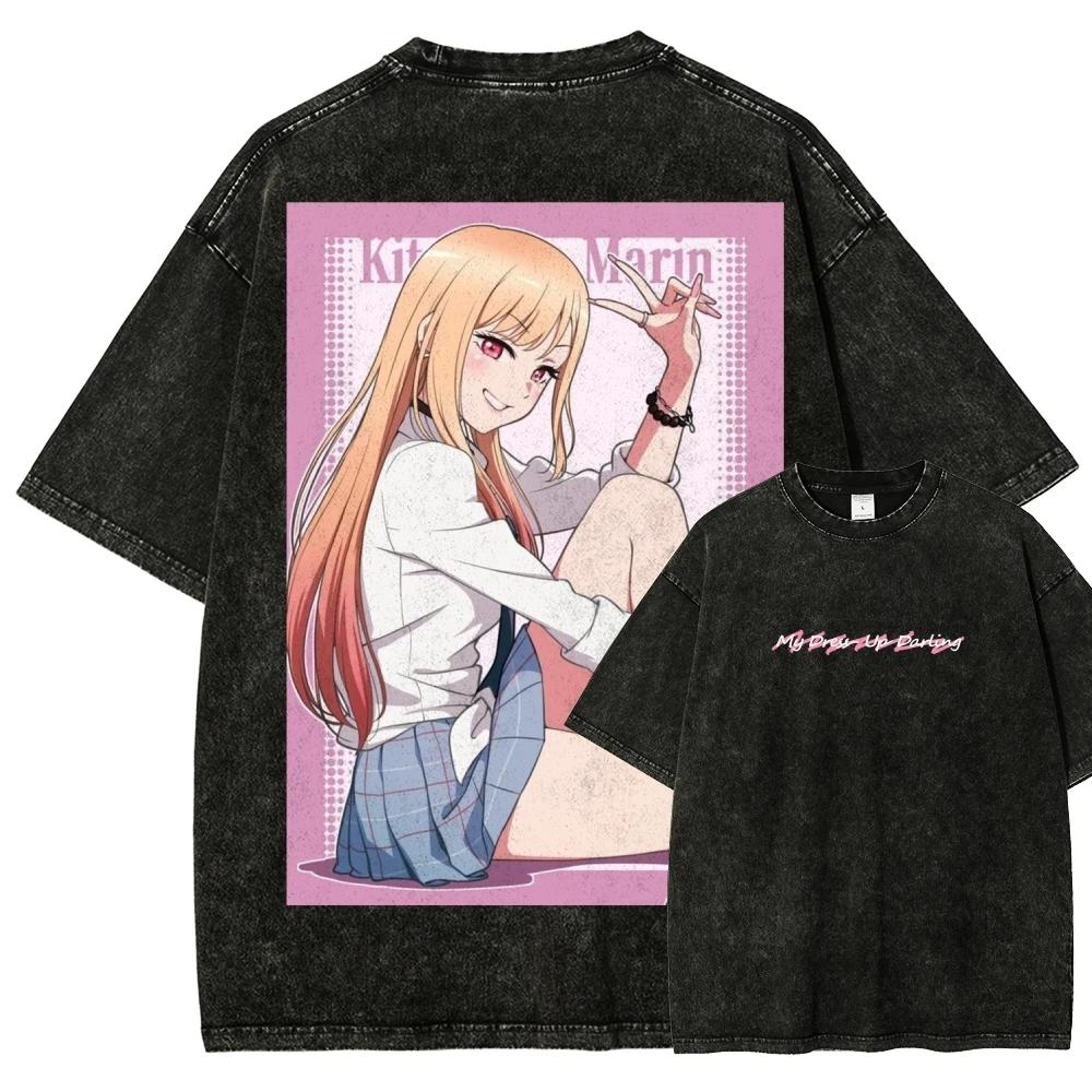Můj Roztomilý Darling Anime Milovník Vyprané Tričko Osobnostní Oblečení Nadměrné Unisex Celoroční Oblečení Vysoká Kvalita