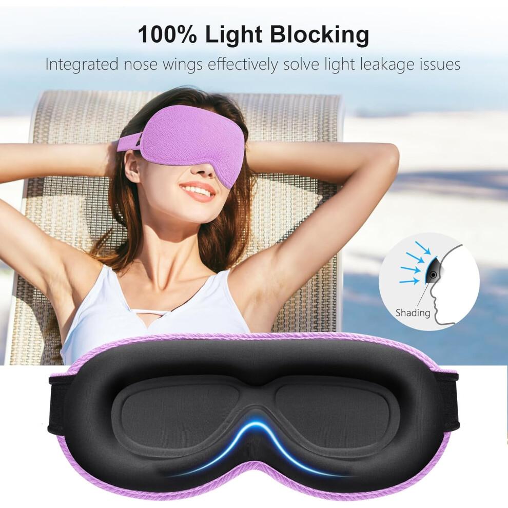 3D Memory Cotton Blackout Sleep Eye Mask