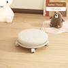 Backrest Low Stool Can Rotate Freely Home Chair Can Move Chair Silent Sliding Stool Cream Style Children's Light Luxury Chair
