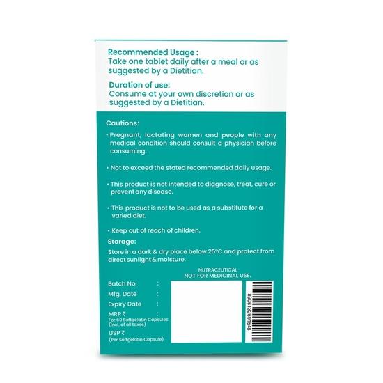 Dr. Morepen Omega 3 Fish Oil 500 Mg 300 Mg Epa & Dha|High Potency Fish Oil 60 Capsules (Pack Of 2),2 Count