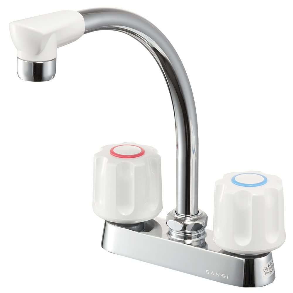 

SANEI смеситель для столешницы для мини-установки, с восходящим изливом, для общих и холодных двухвентильных кухонь, 102 мм, труба, регионы, K71D-W