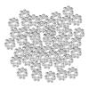 100 stücke 6mm Spacer Perlen Schmuck Spacer Perlen Blume Charms für DIY Armband