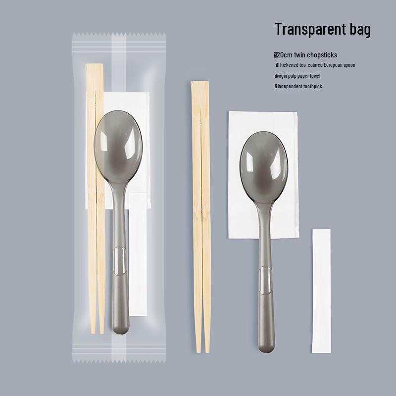 Zhaoran Disposable Spoon & Chopsticks Set
