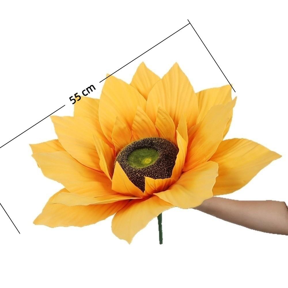 New 45/55cm Artificial Sunflower Giant Window Display Simulation Sun Flower Fake Flower Background Props