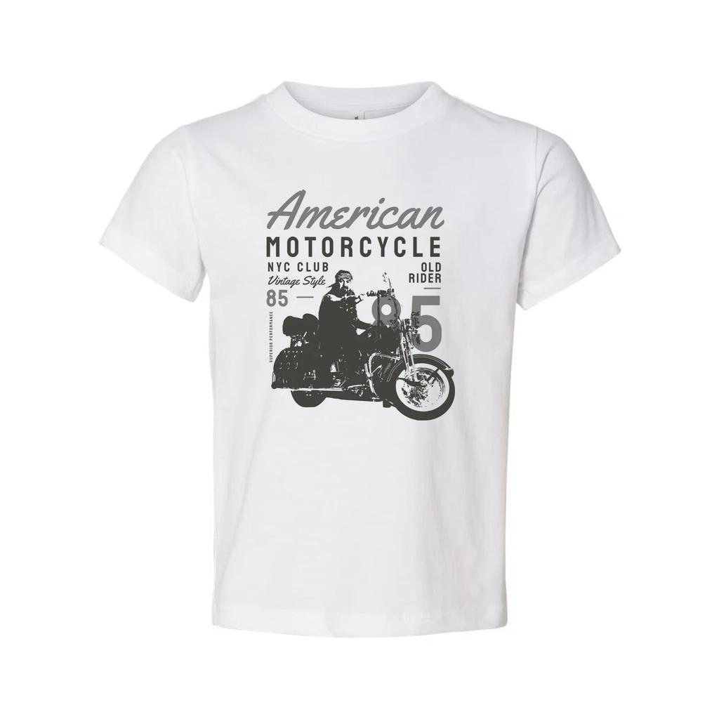 Unisex Motorcycle Graphic Tee With Vintage Rider Illustration And Retro Typograp