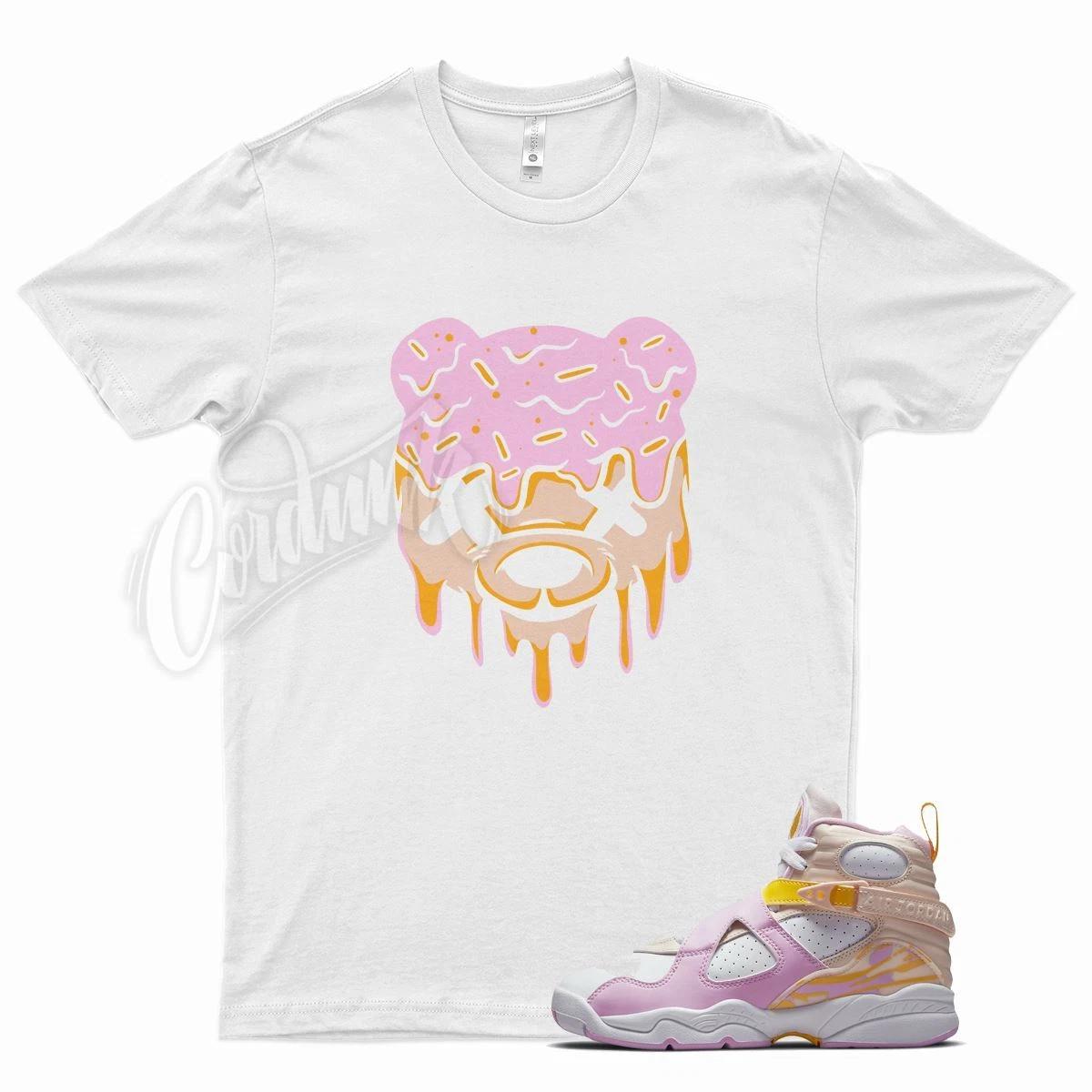Белая футболка DRIPPY для Air J1 8 GS Arctic Punch Pink 3 Ice Cream 12 1 L