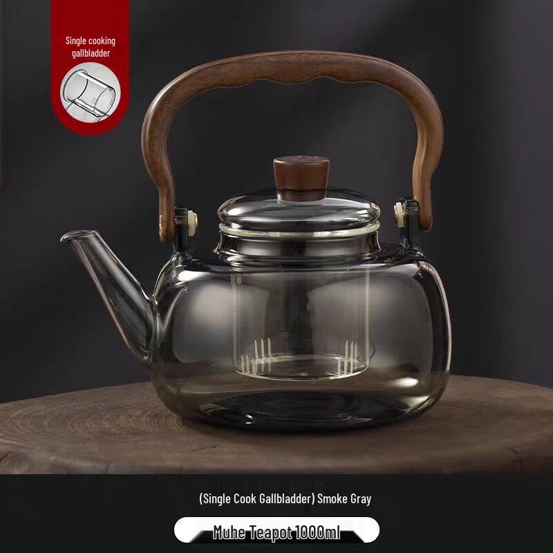 Shangqi Glass Teapot Kettle with Handle