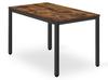 Mesa Tessa 120cm X 60cm - Rústico / Pernas Pretas