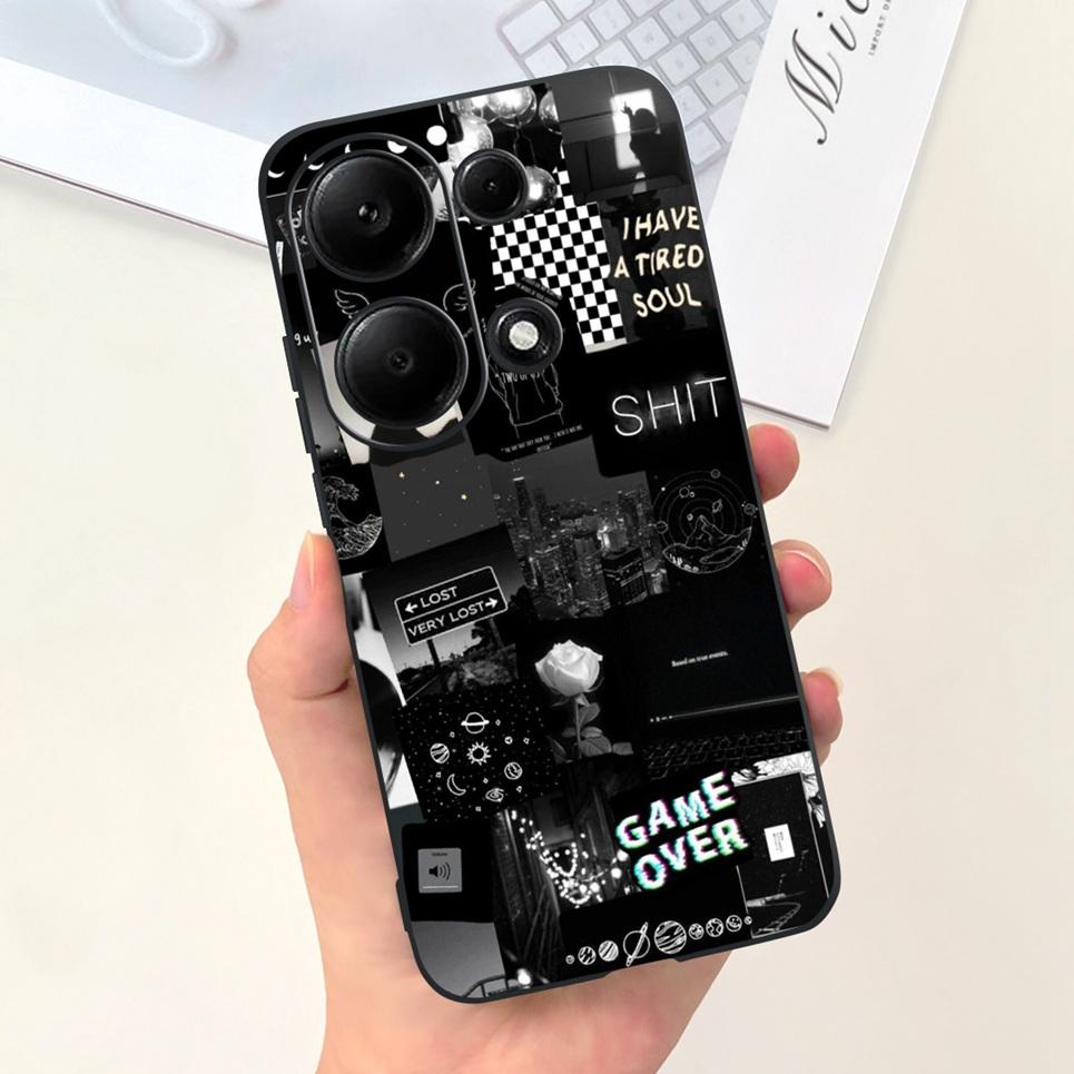 Cute Animal Cool Style Cartoon Phone Funda For Xiaomi Redmi Note 13 Pro 4G Note13 Pro Plus Soft Candy Silicone Coque Note 13Pro