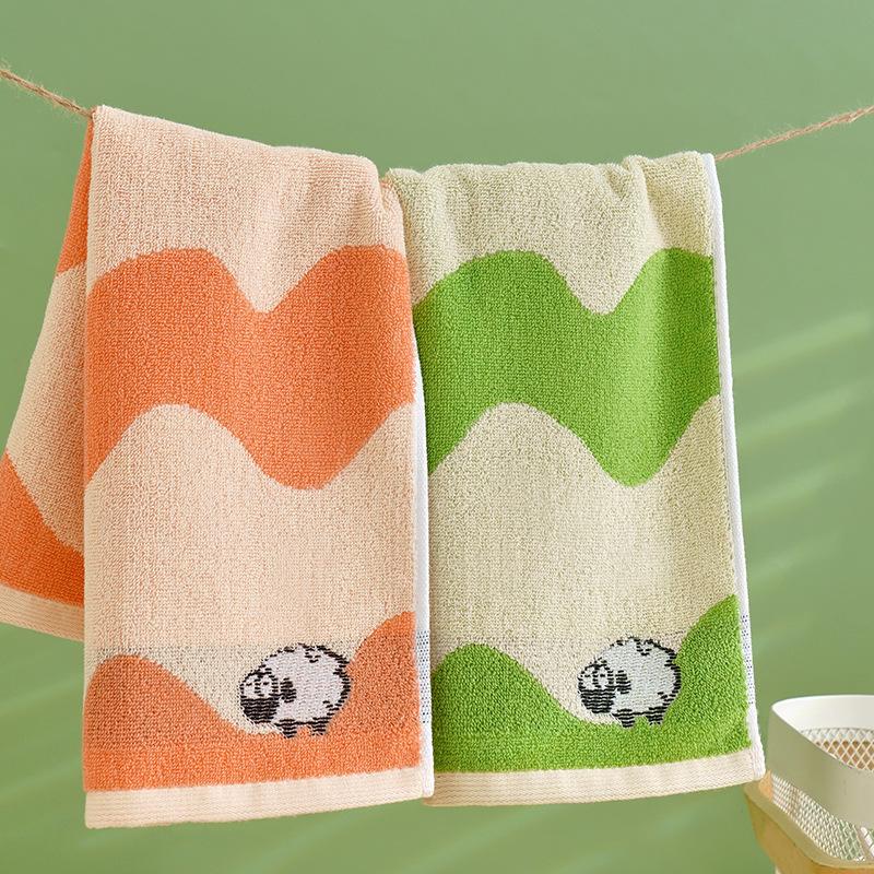 Cotton Baby Bath Towel Cartoon Animal Face Towel for Newborn Kids Adult Soft Absorbent Washcloth Children Shower Towels 50x25cm