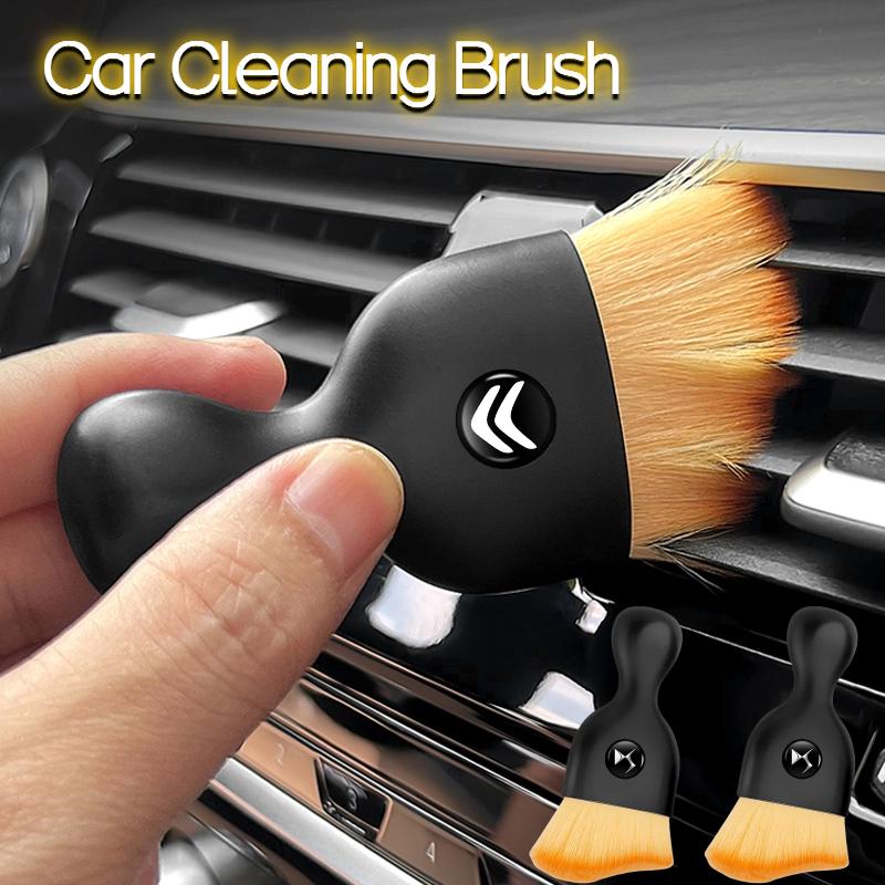 Car Cleaning Tool Soft Brush Dust Remover Interior Accsesories For Citroen C4 C3 C5 C1 C2 VTS Berlingo Celysee Xsara Picasso Air