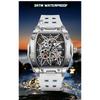Mens Skeleton Mechanical Automatic Watch Top Brand Luxury Luminous Waterproof Men Watch Gift