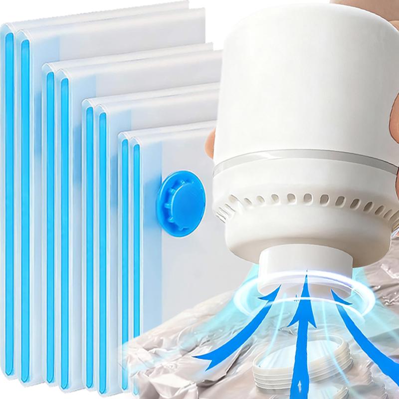 Fast Compression Electric Air Pump Storage Bags Space Saver for Clothes Quilt Travel Organizer Pouches Vacuum Bag Pump Sealers