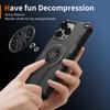 For iPhone 16 Pro Magnetic Case Kickstand TPU + PC Drop Defend Phone Cover