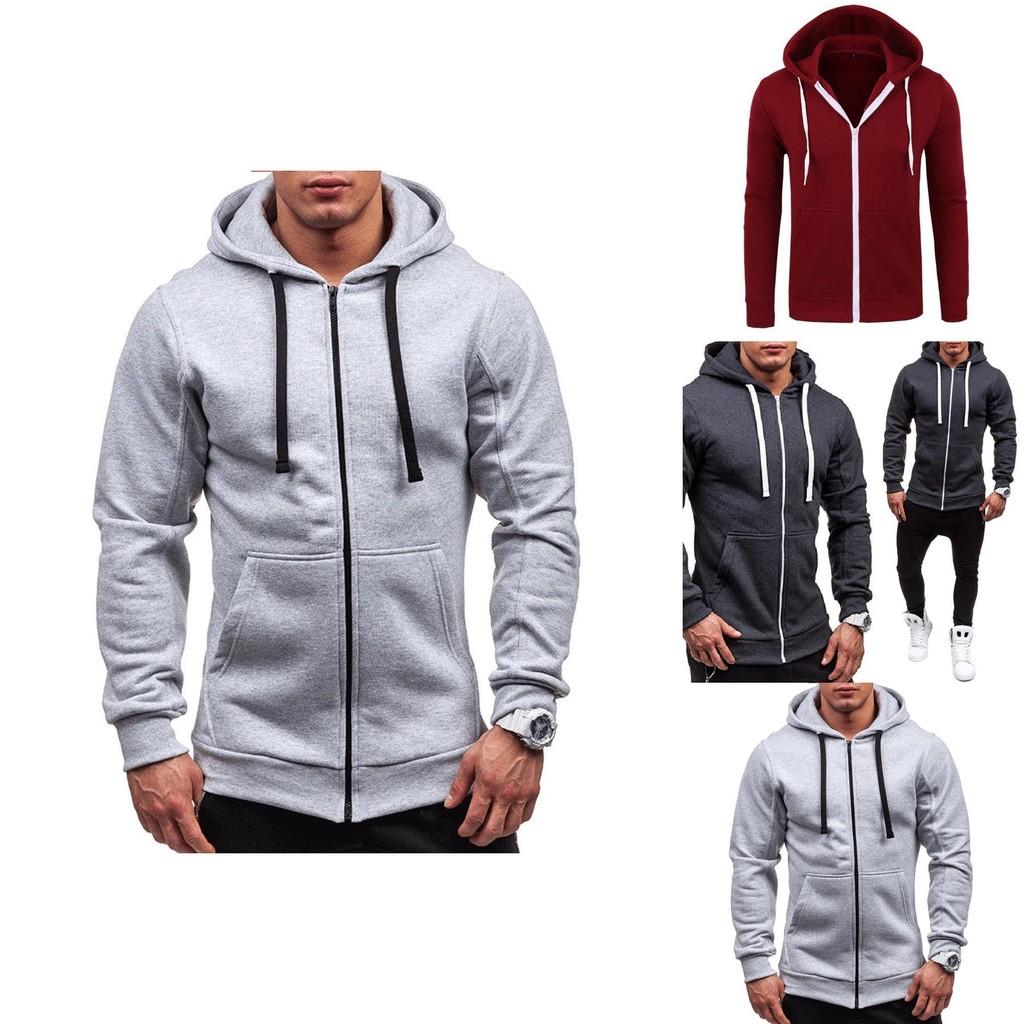 Men's Outwear Winter Hoodies Comfortable Warm Jumper Coat With Soft Material