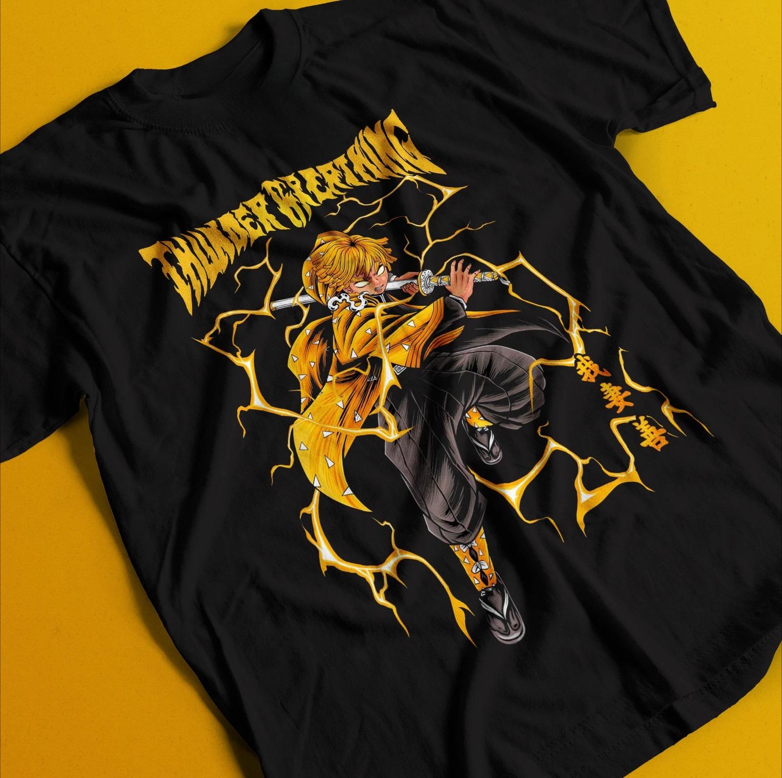 

Футболка Demon Slayer Футболка Зеницу Футболка Танджиро Футболка Мудзан Дома Футболка Иноске Незуко Летняя Новинка Мужская и Женская Уличная Одежда 4XL