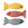 Cat Toys, Huge Linen Fish for Teasing Cats, Self-entertainment, Chewing and Grinding Teeth Cat, Mint Fish, Wavy Cloth Fish Cat Toys