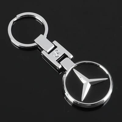 GLC Metall Auto Schlüsselanhänger Anhänger beidseitiger Schlüsselring für Mercedes Benz Neue B/C/E Klasse A Klasse C200L GLC GLK Neue CLA GLA