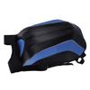 Waterproof Backpack Large Capacity Storage Bag PU Hard Shell with Reflective Strip for Riding Camping Hiking Blue