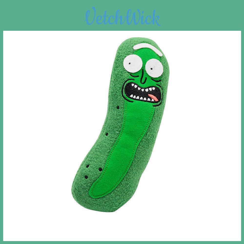 Rick And Morty Cucumber Plush Doll With Crystal Super Soft Material For Childrens Gift
