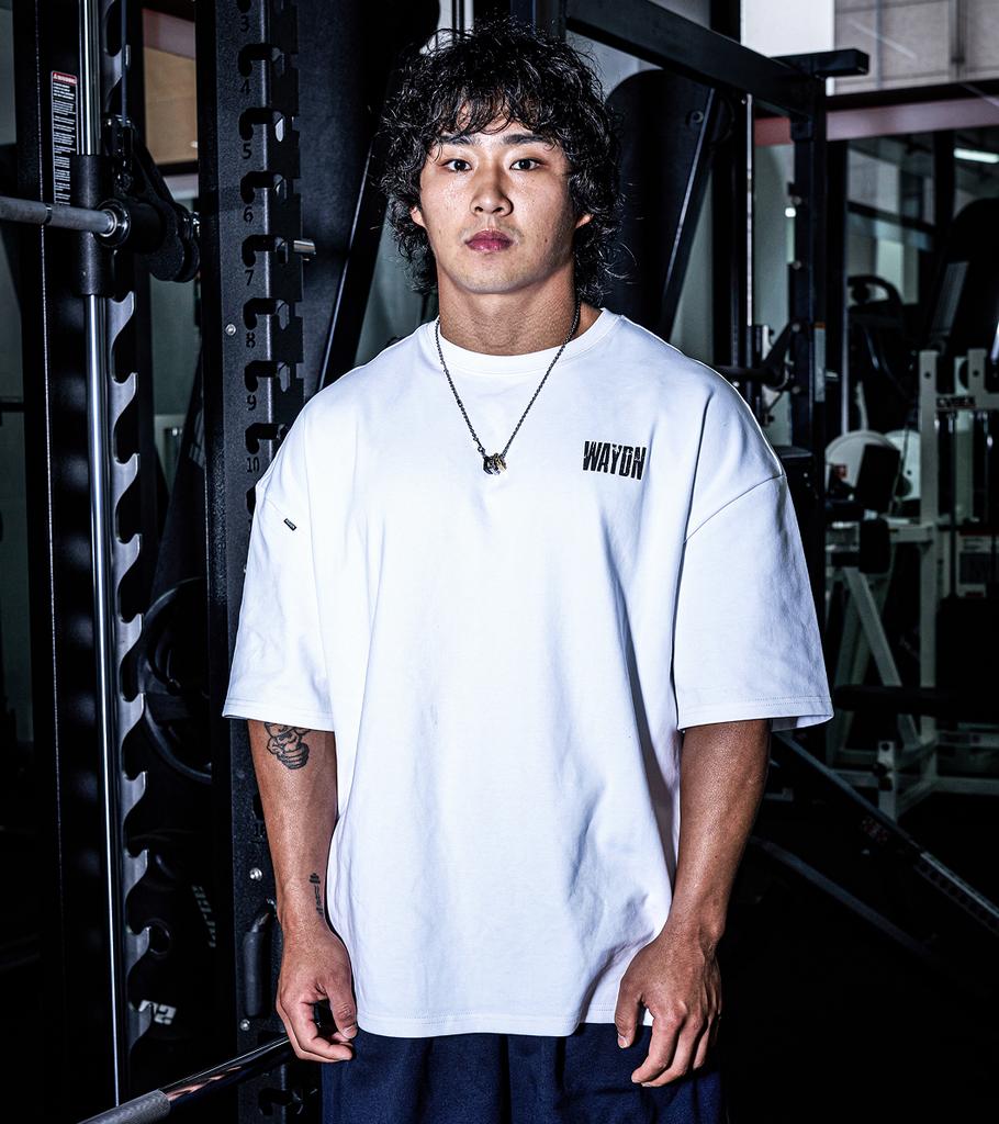 Weideun Vintage Logo Oversized Short Sleeve White