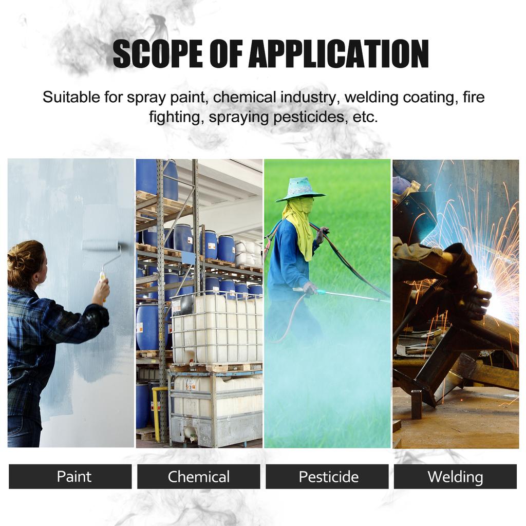 Gases Ma-sk Chemical Sprays Paint Anti-formaldehyde Activated Carbon Ma-sk Silicone Full Face
