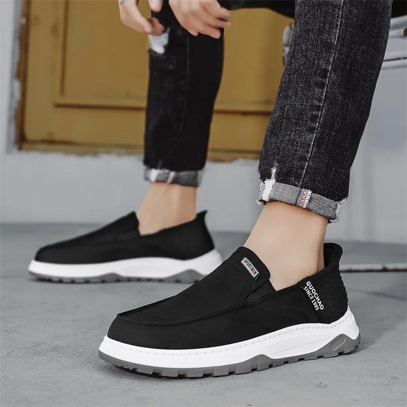 Summer Light Comfort Men's Loafers Soft Sole Breathable Casual Shoes for Men Fashion Outdoor Sneakers Cloth Shoes Zapatos Hombre