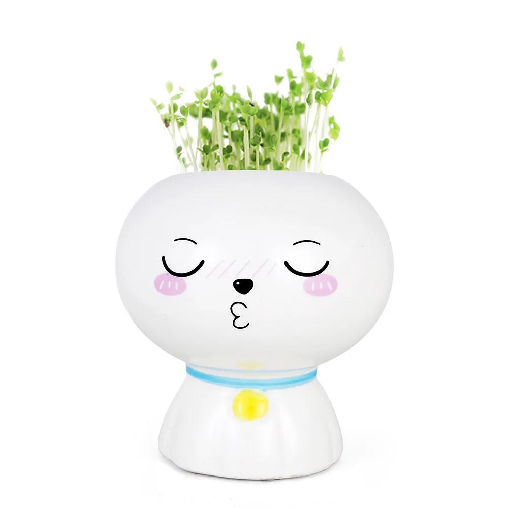 Nouă mini păpușă drăguță ghiveci cu flori Ghiveci din ceramică suculente în ghivece creative bricolaj jucării pentru copii cadou educație științifică decor acasă