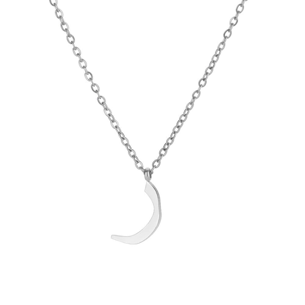 Náhrdelník z nerezové oceli s arabským písmenem pro ženy, zlatá barva, přívěsek s abecedou, choker, řetízek na klíční kost, trendy šperk, dárek