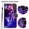 Coloured Drawing Wallet Case for Tecno Spark 10 10C 9 9T 8C Pova 5 4 Pro Neo 3 2 Shockproof Stand Card Holder Strap Phone Cover