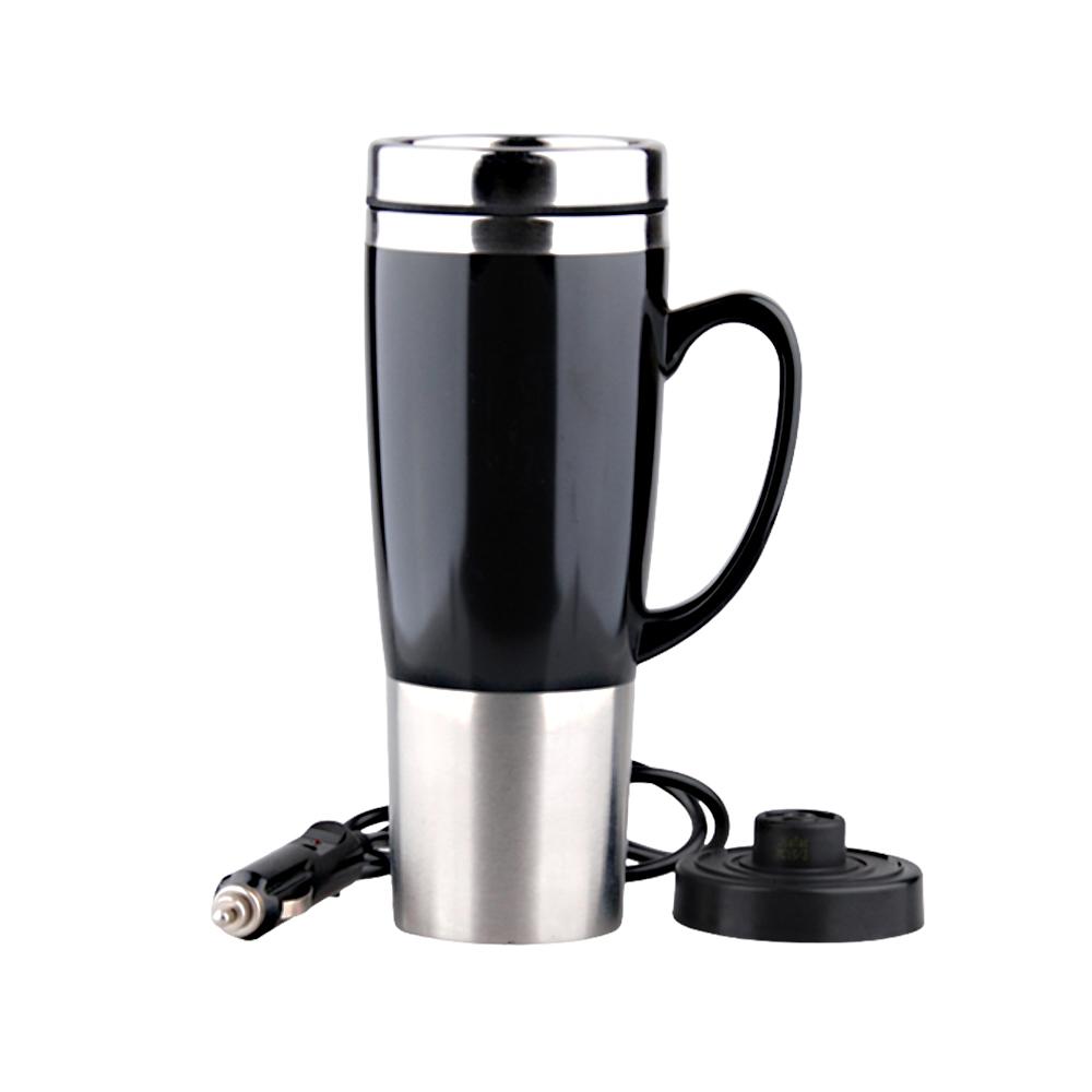 12V Car Electric Kettle Car Heating Cup Portable Stainless Steel Water Warmer Bottle Thermos cup Car Kettle