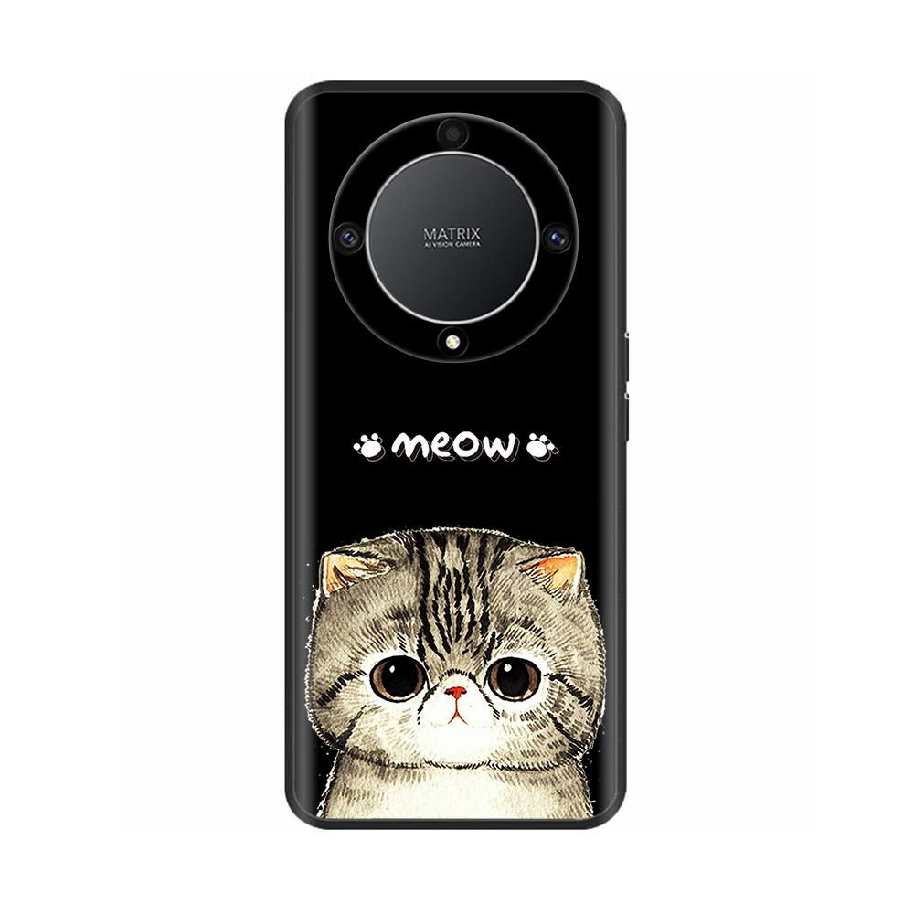 For Honor Magic6 Lite Case Honor X9b X9a Cover Soft Black TPU Bumper Protective Shell Phone Cases For Honor X9b Magic 5 6 Lite