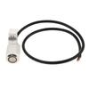 12v 10A waterproof Motorcycle CNC Aluminium Alloy Switches 1inch 25mm Handlebar Headlight Switch with Indicator Light (Chrome)