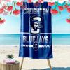 Creighton Blue Jays Print Beach Towel, Large Soft Quick Dry Towel for Beach Camping Swimming