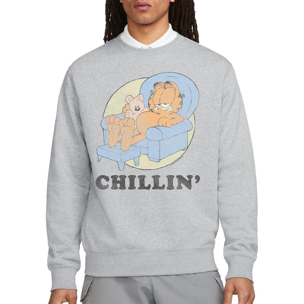 Garfield Unisex Adult Chillin Sweatshirt