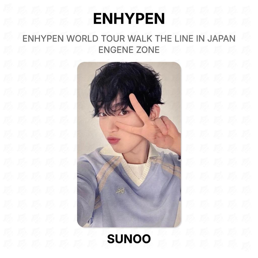 ENHYPEN WORLD TOUR WALK THE LINE IN JAPAN ENGENE ZONE Official Photocard