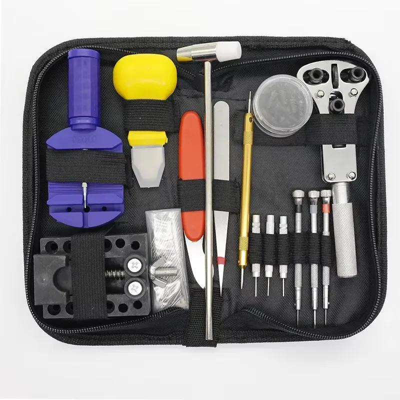 147 Pcs Housing Repair Tool Kit Set Watch Clock Watch Link Pin Dissolving Opener Opener Link Spring Bar Remover Horlogemaker Ger