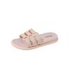 Fashion Summer Women's New PVC Outdoor Casual Slippers Outdoor Solid Color Beach Flat Sandals for Women Chaussure Femme Ladies Shoes